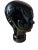 Black Glass Head Sculpture, 1970’s For Sale - Image 4 of 8