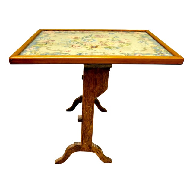 Metamorphic Embroidered Fire Screen, 1900 For Sale