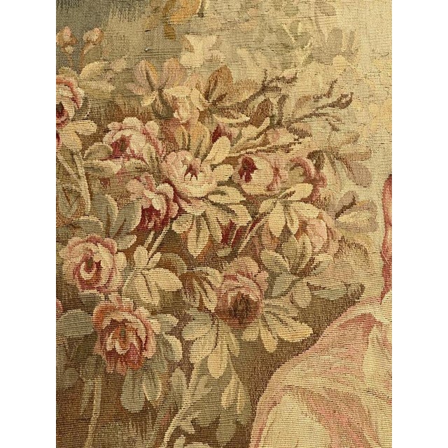 Antique French Aubusson Tapestry, 1890s For Sale - Image 11 of 14