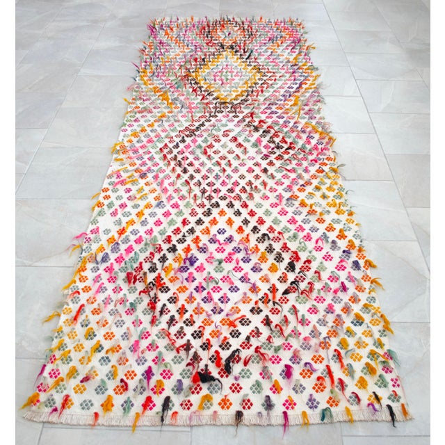 Vintage Runner Rug Kilim• Turkish Handwoven Tribal Flat Weave • Hallway Kitchen Decor - 3′3″ × 10′2″ For Sale - Image 16 of 17