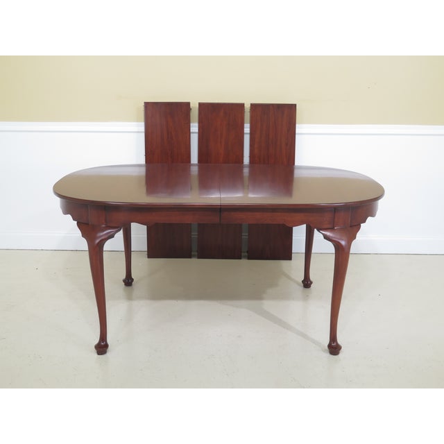 1980s Vintage Henkel Harris Queen Anne Cherry Dining Room ...