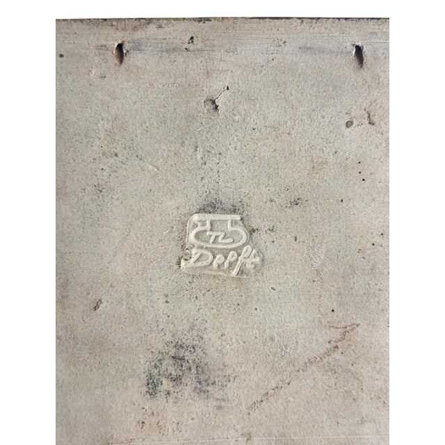 Mid-Century Modern Royal Delft Cloisonné Amsterdam Coat of Arms Tile For Sale - Image 14 of 15