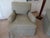 George Smith George Smith Slip Cover Club Chair With Swivel Base For Sale - Image 4 of 5