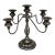 Antique Victorian Silver Plate Rotating Candelabra Candlestick Holder For Sale