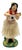 Mid 20th Century Ceramic Hawaii Hula Girl Dancing Ukulele Player Bobble Doll For Sale