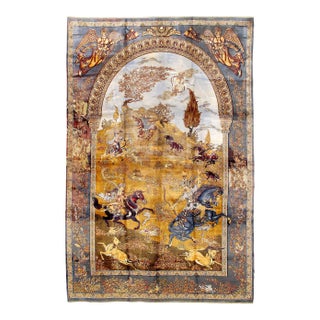Pasargad DC Exquisite Design Paris Palace Fine Power Loom V.Silk Rug For Sale