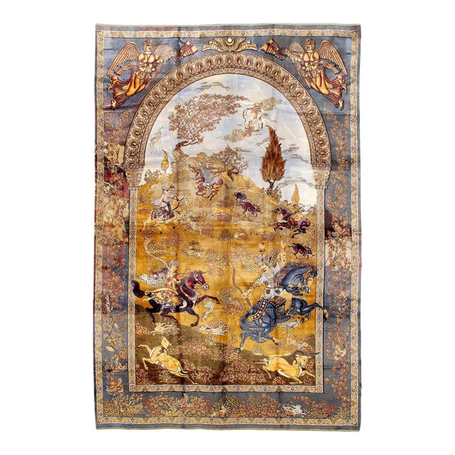 Pasargad DC Exquisite Design Paris Palace Fine Power Loom V.Silk Rug For Sale