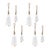 Kenneth Ludwig Chicago Rustic Metal Bell Ornament (Set of 8) For Sale - Image 4 of 4