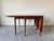 Mid-Century Modern Vintage Henkel Harris Williamsburg-Style Solid Cherry Drop Leaf Dining Table For Sale - Image 3 of 12