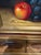 Mid-Century Modern Pair of Mid-Century Still Life Oil Paintings Signed Kance in Carved Gilt Wooden Frames For Sale - Image 3 of 11