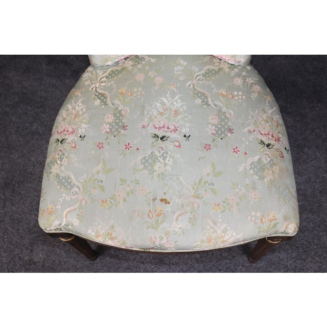Large Set of 8 Louis XVI Style Side Dining Chairs For Sale - Image 10 of 14