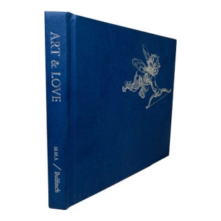 Vintage Art & Love by Museum of Modern Blue Hardcover Coffee Table Book For Sale