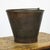 Brown Antique Patinated Hammered Copper Bucket / Planter For Sale - Image 8 of 9