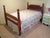 This is a beautiful walnut rope bed from the 1850s. It was purchased by my mother at a farm sale in Indiana in the late...