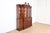 Baker Furniture Company Baker Furniture Style Georgian Flame Mahogany Bubble Glass Breakfront Bookcase Cabinet With Drop Front Secretary Desk For Sale - Image 4 of 12