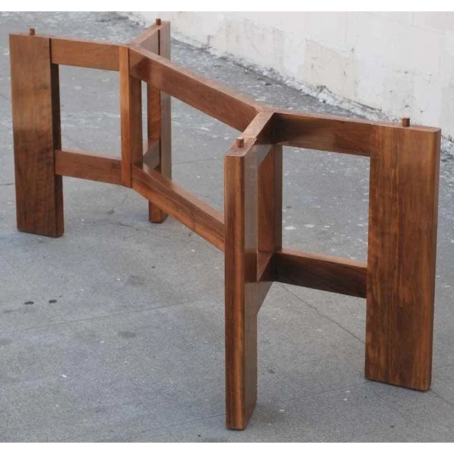 Black Walnut Dining Table, Custom Made by Petersen Antiques For Sale - Image 10 of 11