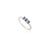 This is part of Chairish’s Fine Jewelry assortment. Dainty Three Stone Fine Blue Sapphire and Diamond Ring in 14K Gold...
