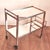 Vintage French Art Deco Chromed Bar Trolley by Jacques Adnet, 1930s For Sale - Image 4 of 13
