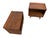 Broyhill Mid-Century Modern Broyhill Sculptra Walnut Nightstands - Set of 2 - Refinished! For Sale - Image 4 of 11