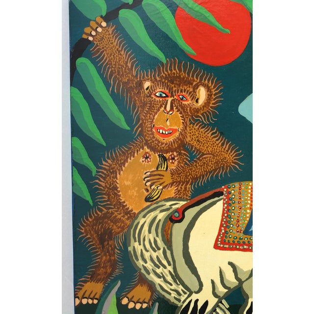 American American Folk Artist R. D. Bissett 1988 Titled "The Father of His Country" For Sale - Image 3 of 7