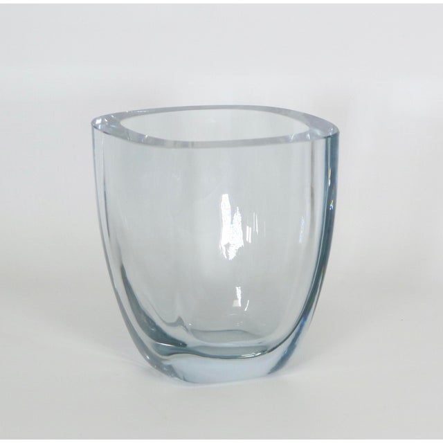 Sweeden Art Deco glass vase designed by Asta Stromberg for Strombergshyttan in the 1930's made in the very characteristic...