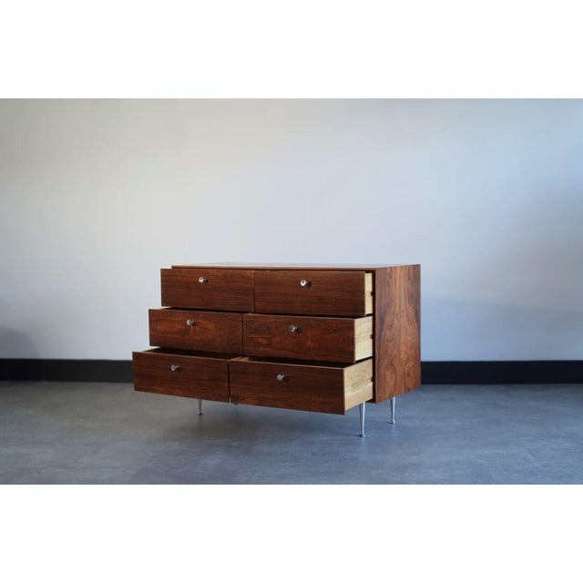 Rosewood Thin Edge Dresser by George Nelson for Herman Miller, C. 1950s For Sale - Image 4 of 7