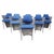 Postmodern Metal Dining Chairs, 1980s, Set of 6 For Sale - Image 15 of 15