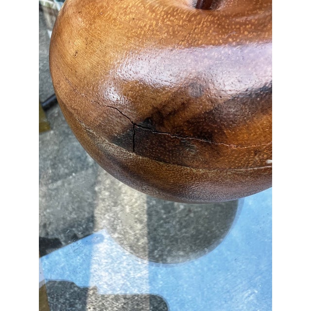 Mid 20th Century Hand Carved Wooden Apple Box For Sale In Atlanta - Image 6 of 6