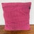 Anthropologie Early 21st Century Raspberry Pink Cut Velvet Dot Pillow For Sale - Image 4 of 6