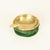 Metal Mid-Century Italian Brass and Green Suede Ashtray, 1950s For Sale - Image 7 of 12