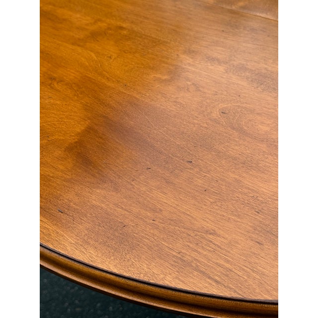 1990s Nichols and Stone Diminutive Dining Table With Leaf For Sale - Image 5 of 10