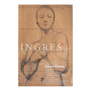 1994 Ingres, l'Esprit Du Dessin Poster
