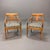 Set of Biedermeier Swedish Carver Chairs in Quilted Golden Birch Square, 1920s For Sale - Image 3 of 5