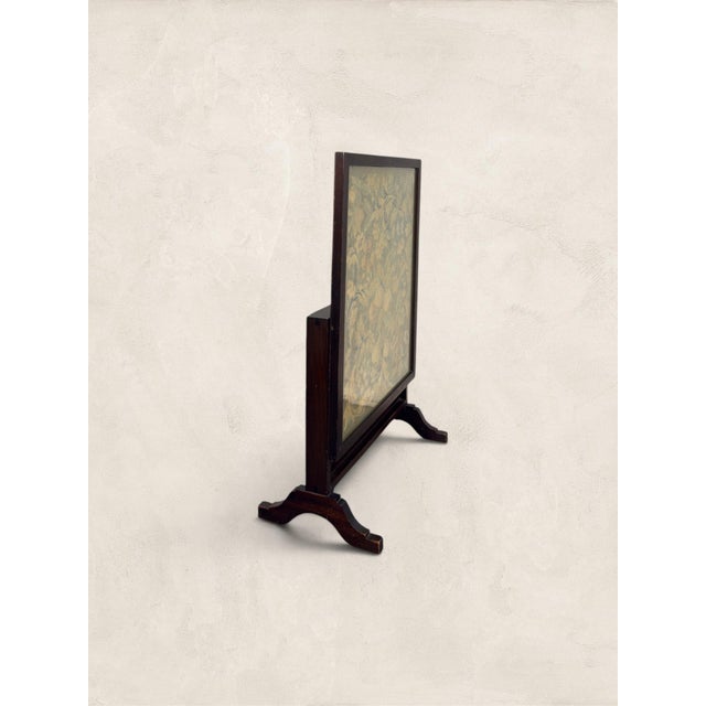 English Antique English Oak Metamorphic Tapestry Fireguard and Occasional Table For Sale - Image 3 of 9