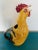 1990s Bordallo Pinheiro Rooster Pitcher in Honey Gold Color For Sale In Miami - Image 6 of 11