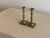 Metal Pair of Early to Mid-19th Century Brass Candlesticks For Sale - Image 7 of 10