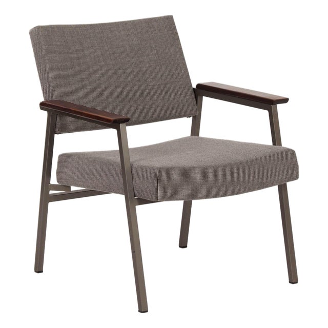 Vintage Armchair with Teak Armrests from Avanti, 1960s For Sale