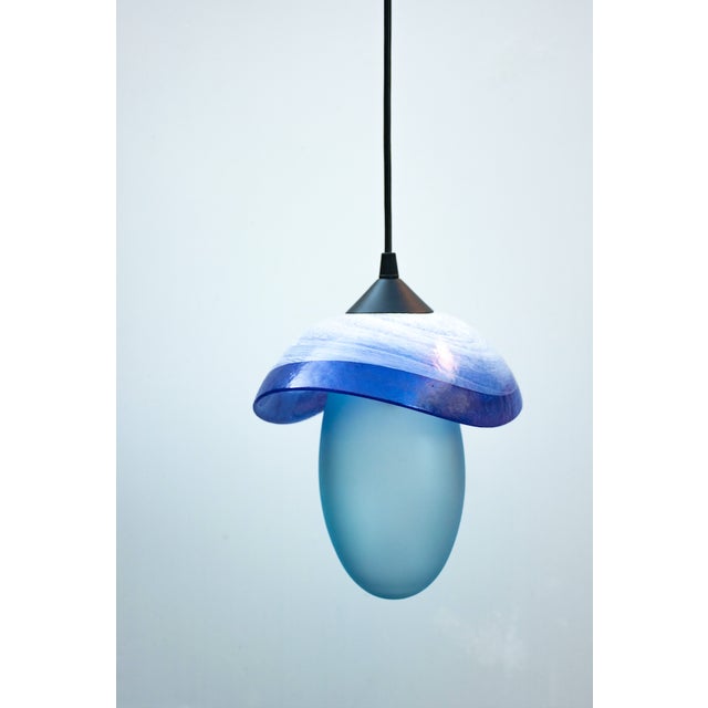 Hanging Light by Iskra for Ribo the Art of Glass For Sale - Image 6 of 7