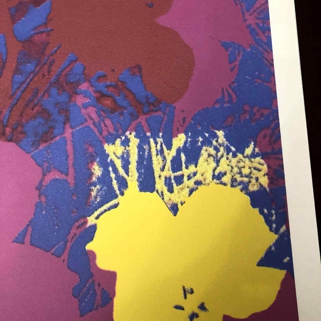 1990s After Andy Warhol "Poppy Flowers" Lithograph For Sale - Image 10 of 11