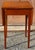 Mid 20th Century American Federal Style Solid Cherry Single Drawer Drop-Leaf Side Table For Sale - Image 9 of 14