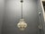 Wrought Iron and White Murano Glass Pendant Light, 1960s For Sale - Image 14 of 17
