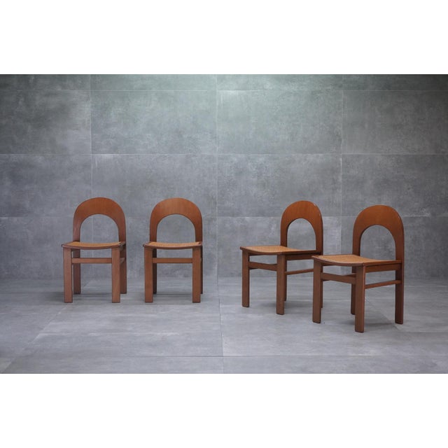 Arcadia Chairs by Adalberto Caraceni for Tagliabue, 1970s, Set of 4 For Sale - Image 6 of 6