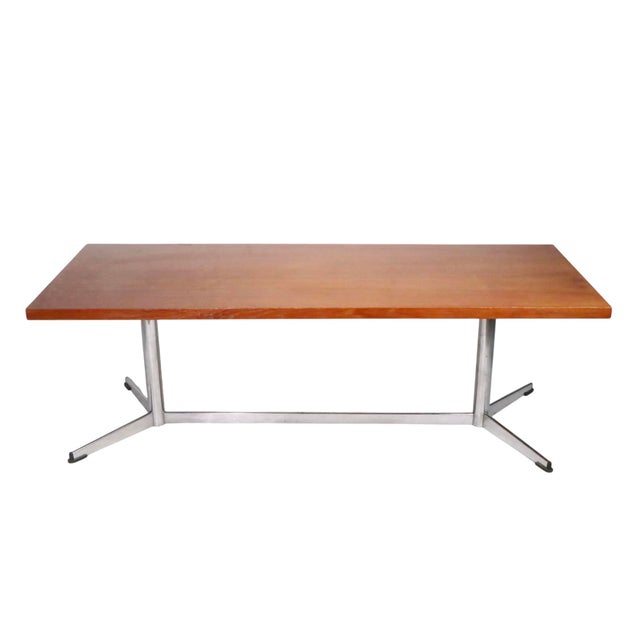 Classic Mid Century Scandinavian Modern style coffee table, in very fine, clean, ready to use condition. The table...