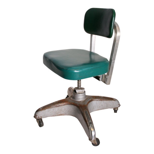 Vintage Industrial Swivel Office Chair by Cole Steel Chairish
