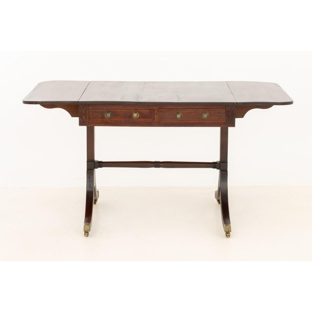 Brown George III Mahogany Sofa Table, Circa 1800 For Sale - Image 8 of 12
