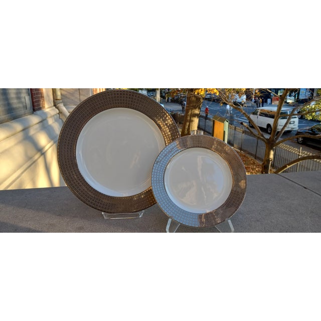 These two are New Old Stock plates from Bernardaud France. Partial tags remain intact. The plates are, a 11.75"Serving...