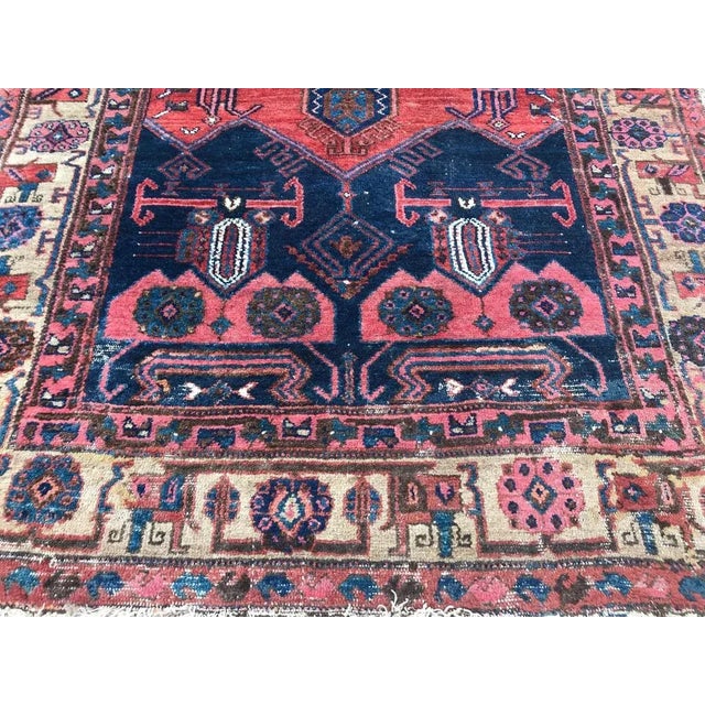 Vintage Wool Kurdish Rug For Sale - Image 11 of 15