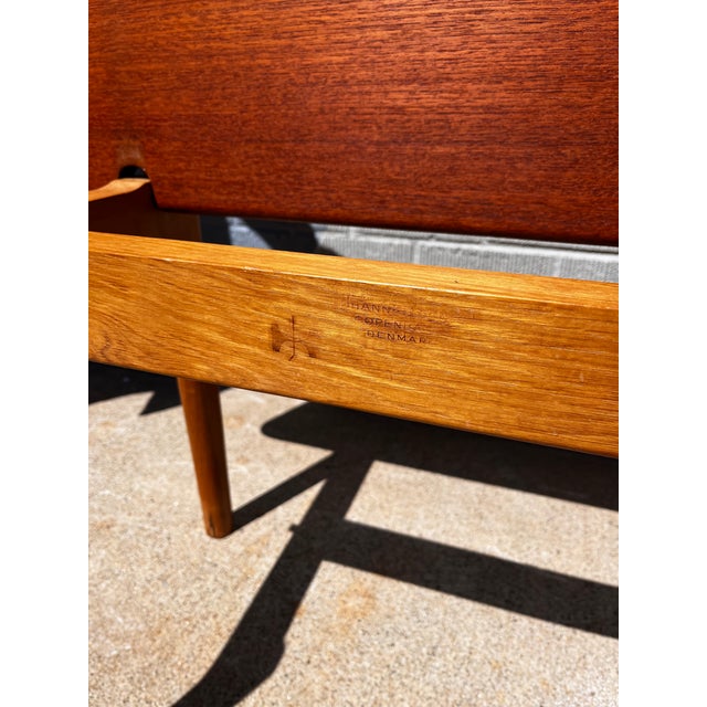 Chestnut Mid 20th Century Hans Wegner at-11 Teak Coffee Table for Andreas Tuck For Sale - Image 8 of 12