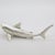 Vintage Italian Handmade Genuine Silver Large Shark Figurine Sculpture, Made in Tuscany (Arezzo) For Sale - Image 6 of 10
