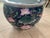 Late 20th Century Late 20th Century Floral and Dragonfly Motif Large Porcelain Koi Fish Bowl Planter For Sale - Image 5 of 7